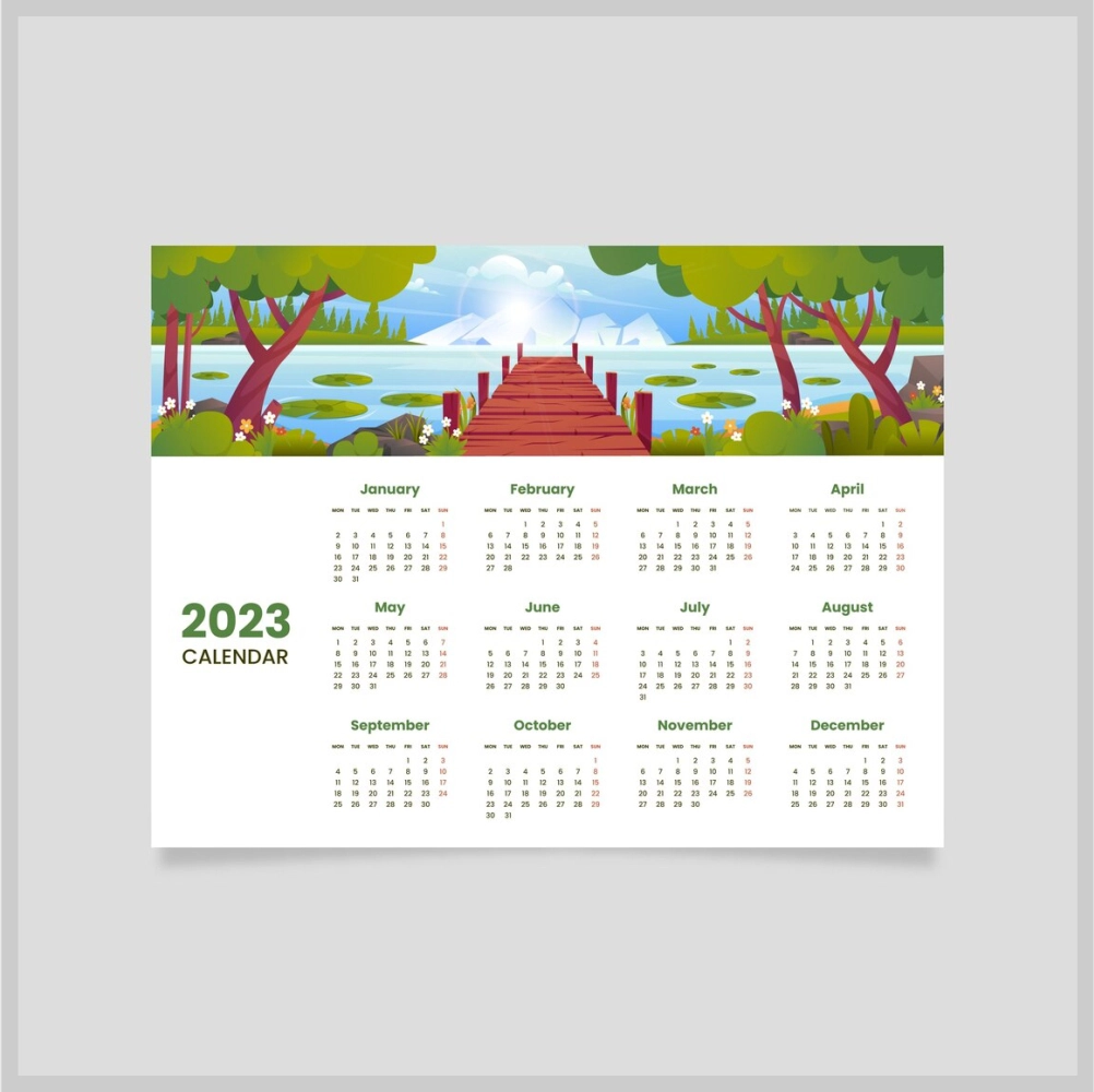 11 x 8.5 Calendars