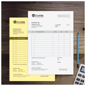 2-part NCR Form Pads w Wraparound Cover