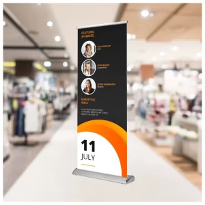 Deluxe Single-Sided Retractable Banner Stands