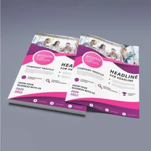 Direct Mail Half-Fold Flyers and Brochures
