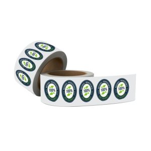 Oval Shape _Roll Labels